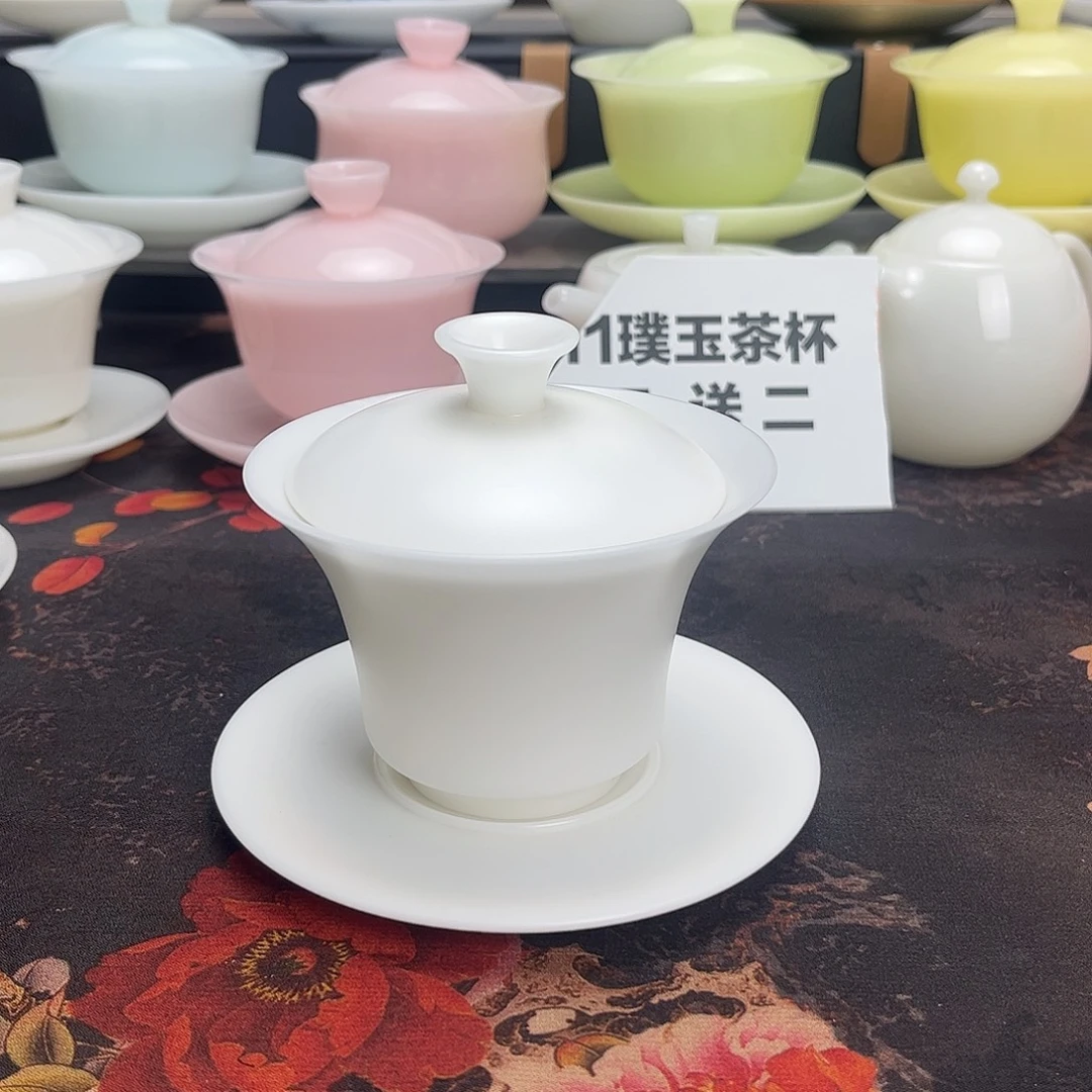 璞玉素烧马蹄盖碗ggggggggg