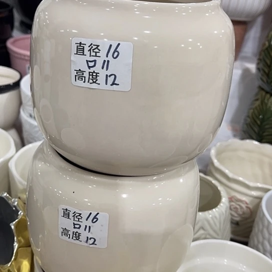 多肉绿植陶瓷花盆9:9包邮，有孔