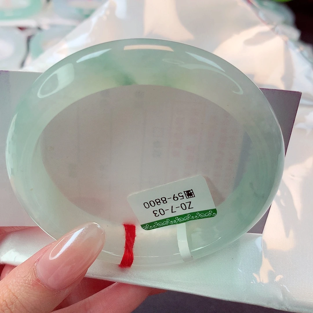 翡翠未镶嵌手镯缅甸天然a货翡翠手镯