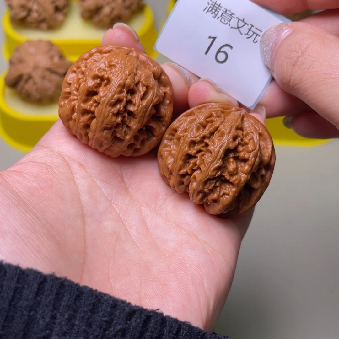 文玩核桃把件粗筋37.16