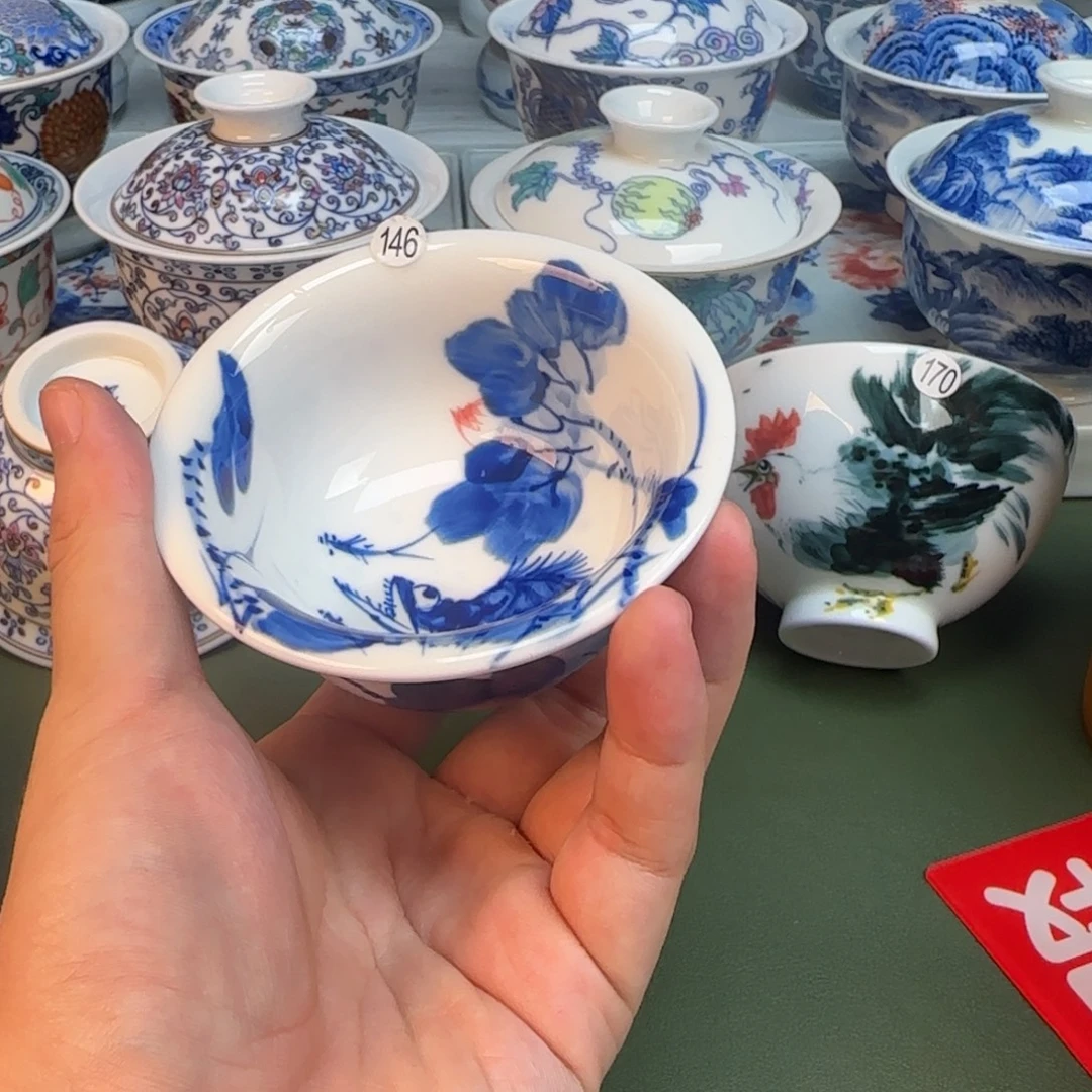 彦祖纯手工手绘茶具146