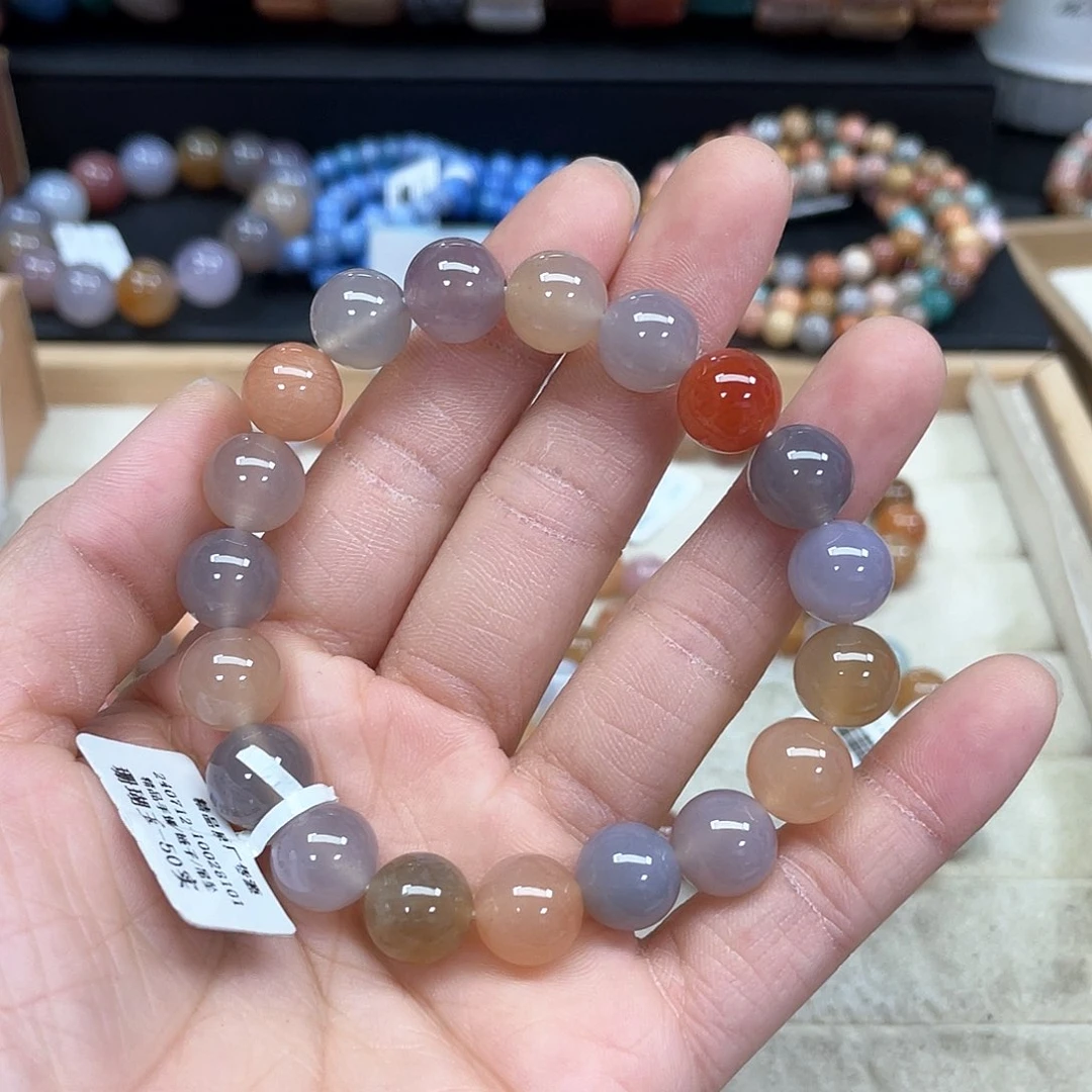 硅化珊瑚（珊瑚玉）手串未镶嵌戴*626