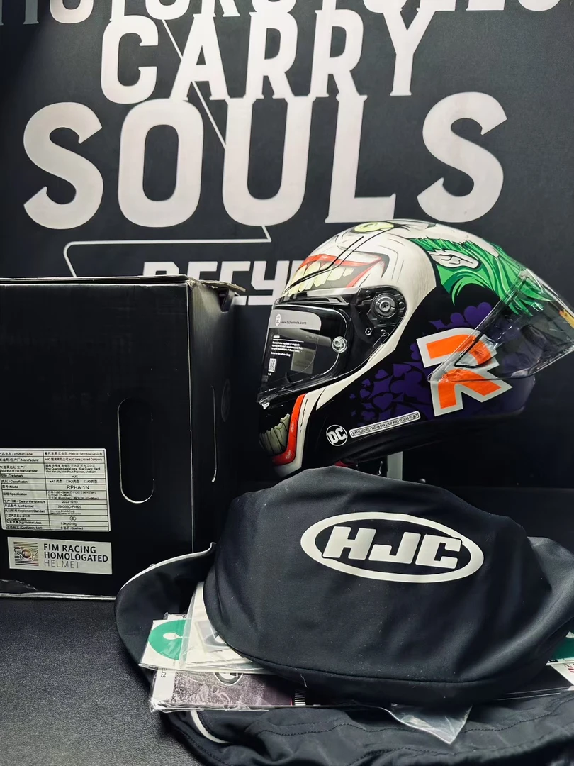 HJC中古正品毒液碳纤维系列头盔