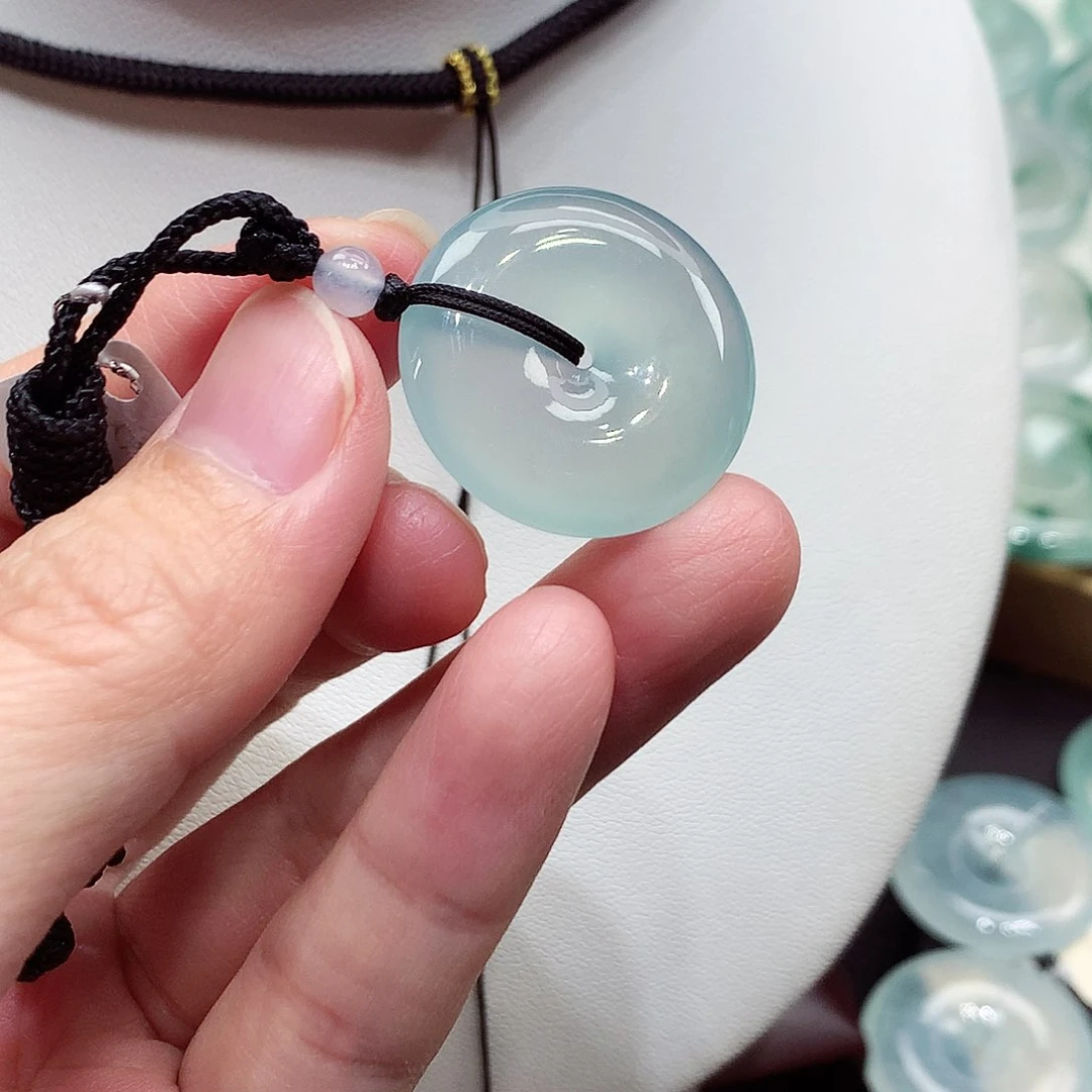 颈饰未镶嵌翡翠编号36，23.2/5