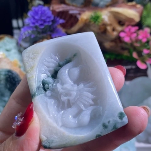 【闪购商品】颈饰未镶嵌翡翠龙牌