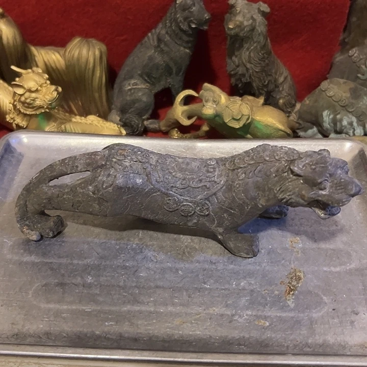 黄铜摆件，文房工艺品摆件