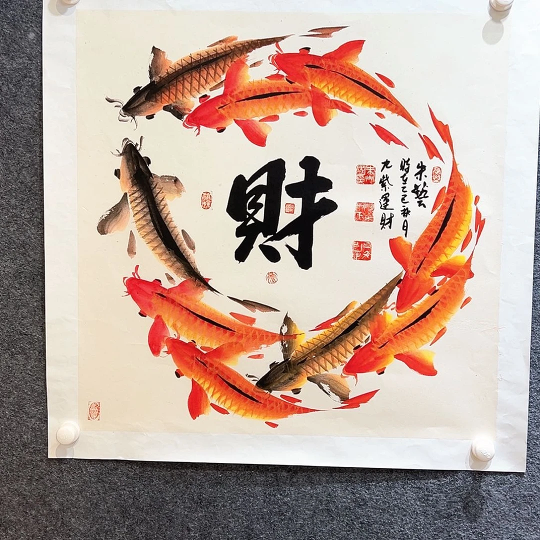 国画纯手绘系列画心