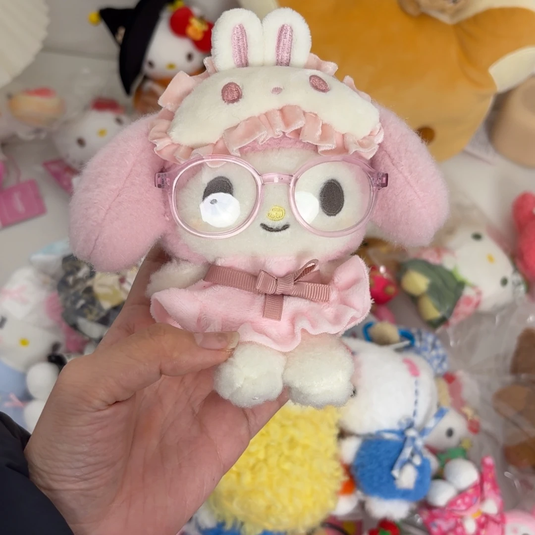 毛绒粉色眼罩美乐蒂