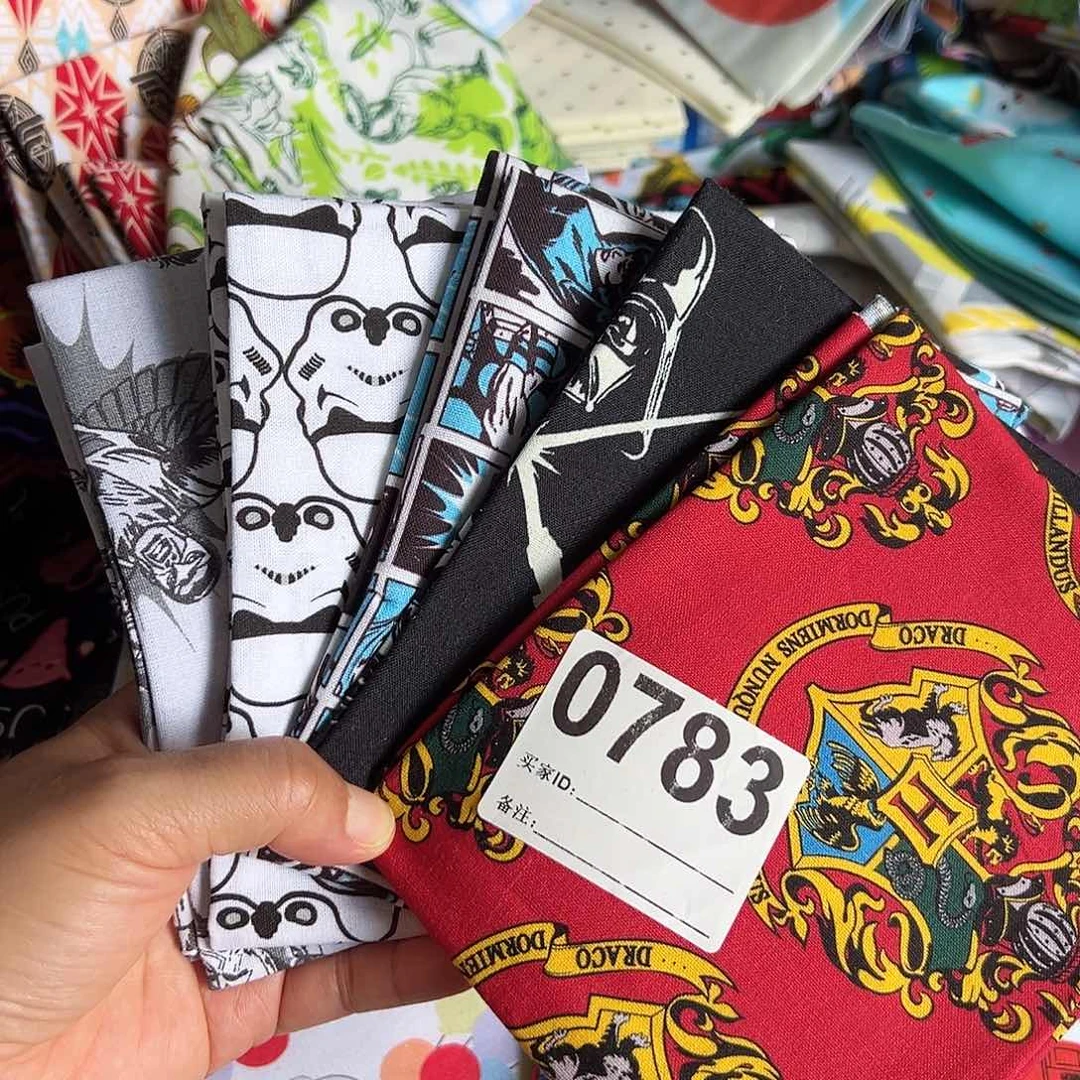 5片品牌原单纯棉小布块45.50厘米一片