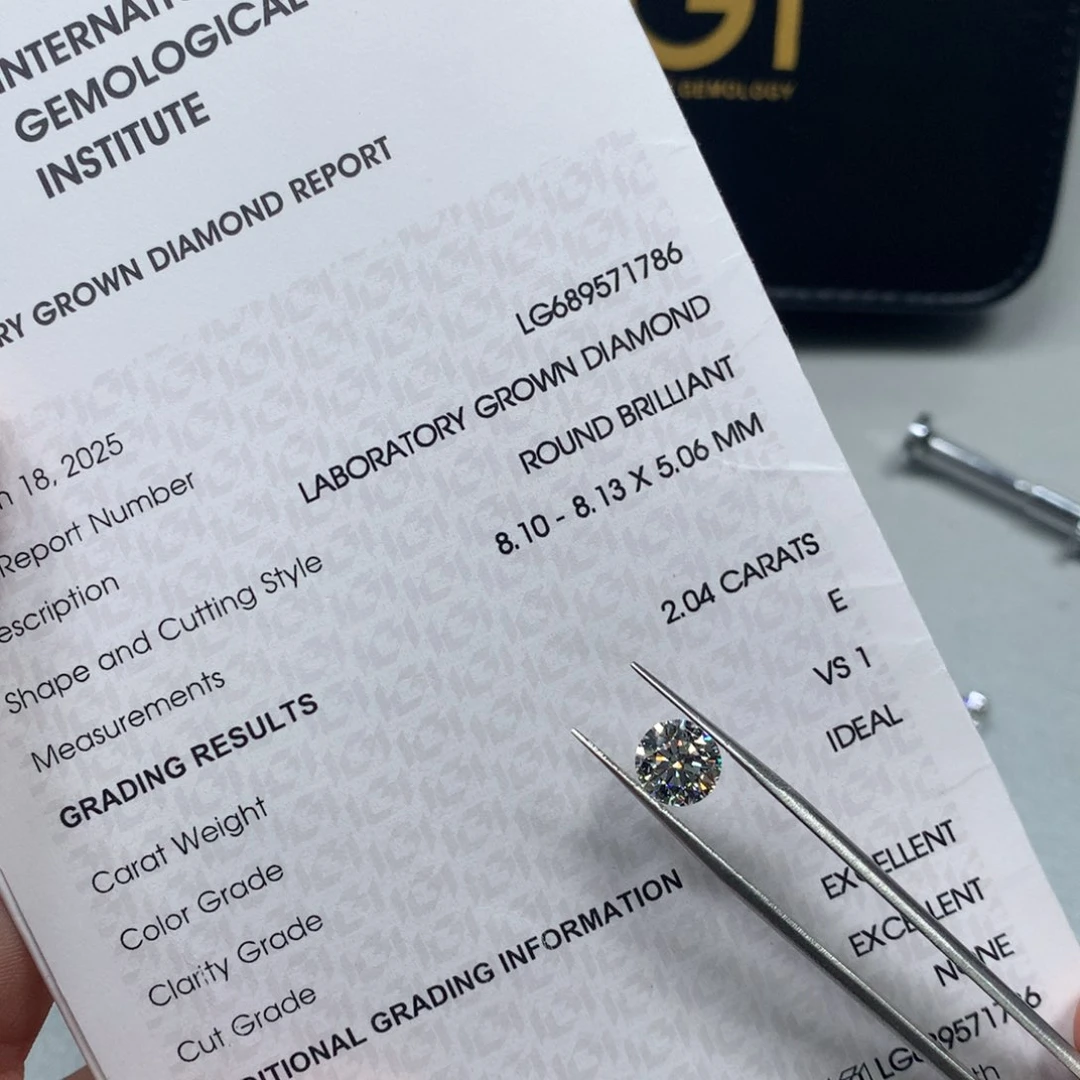 实验室培育钻石裸石未镶嵌