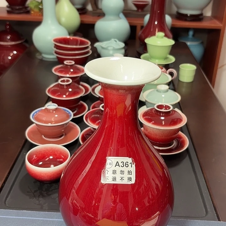 陶瓷景德镇高温陶瓷花瓶