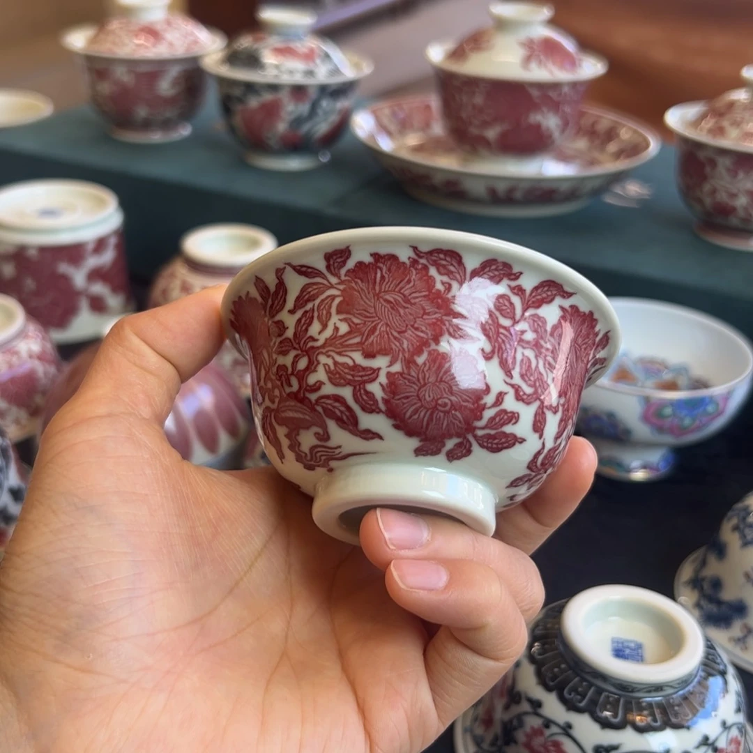 正绎堂全红山茶花中号压手