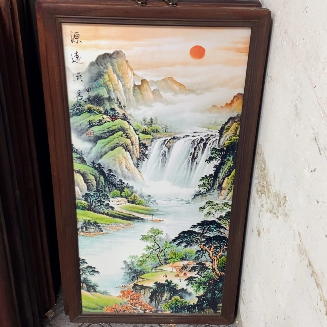 瓷86*46 景德镇瓷板画柴窑烧制