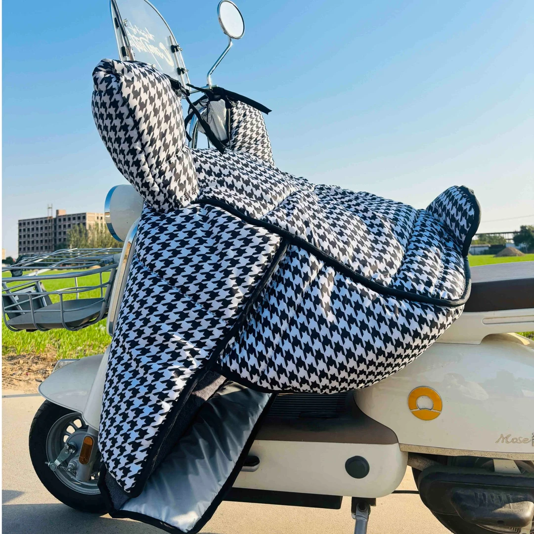 新款冬季电动车挡风被冬款加绒加厚防雨防水保暖防寒电瓶车挡风被