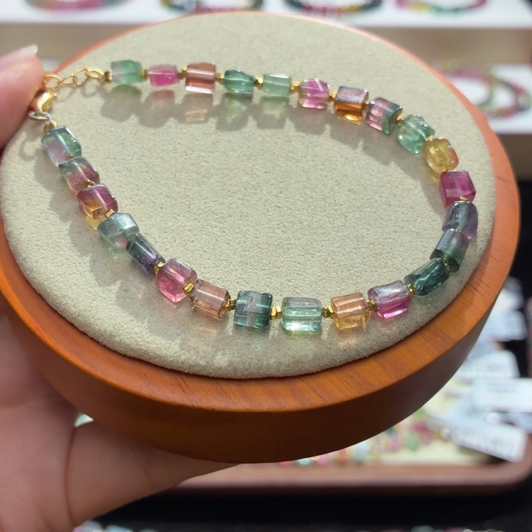 碧玺手串未镶嵌两天看货期