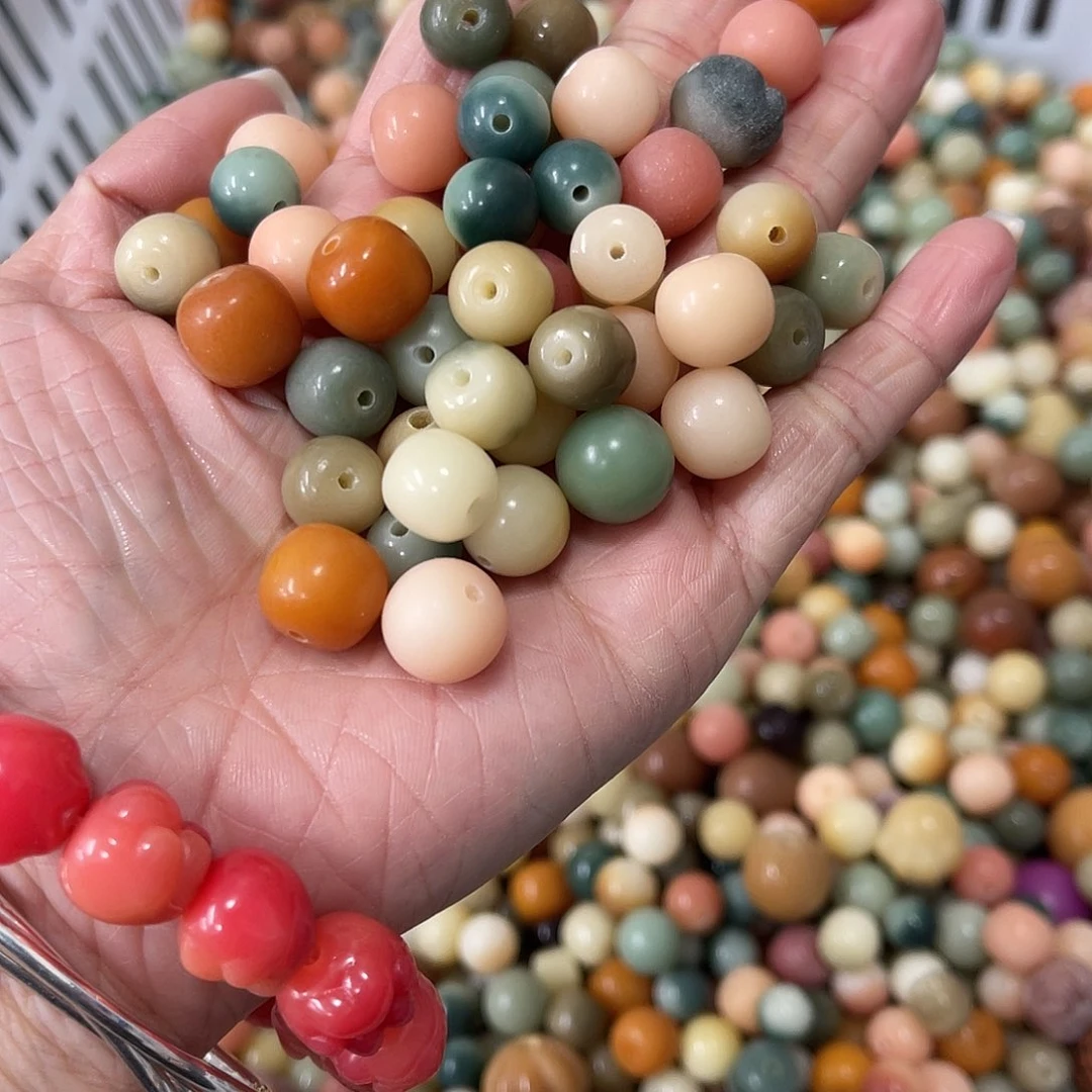 白玉菩提吊坠Z/10-12mm/混珠200+60颗不售后