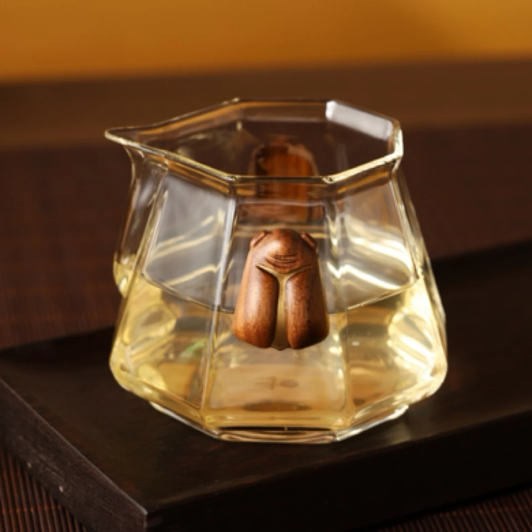 禾器木作一鸣茶海蝉造型公道杯家用创意功夫茶具公杯高档