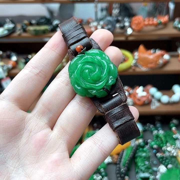 翡翠未镶嵌手链饰品