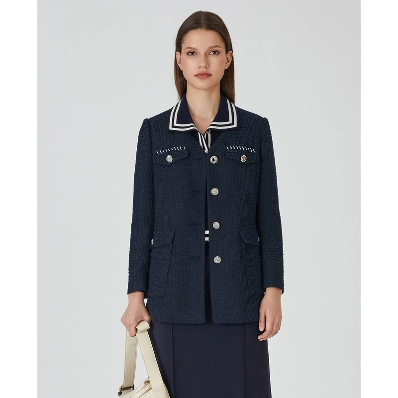 【九月】莱芙艾迪儿中长外套(外套)1E3W68203