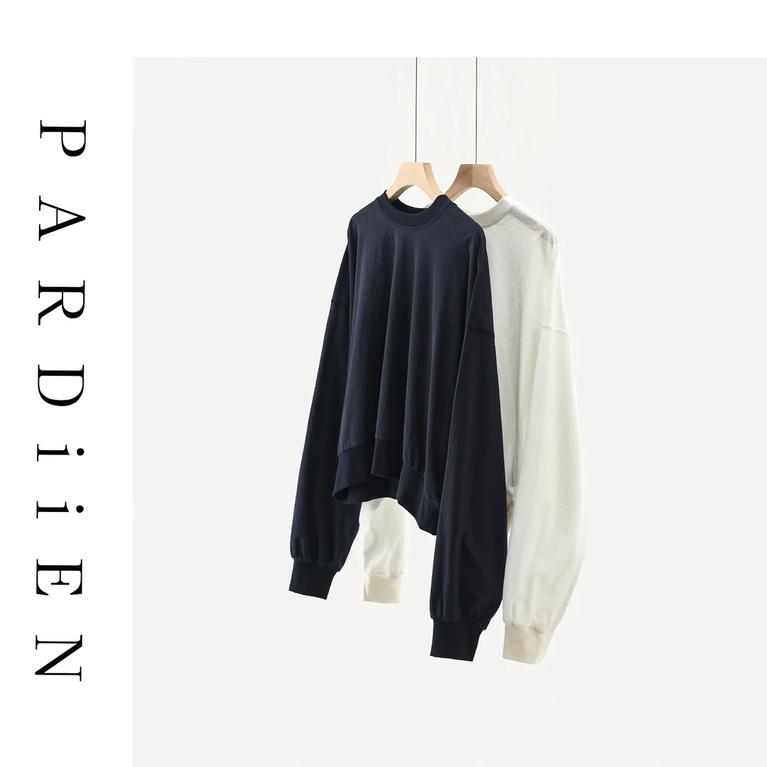 【北总严选】帕迪恩纯色百搭超薄圆领长袖T恤T077