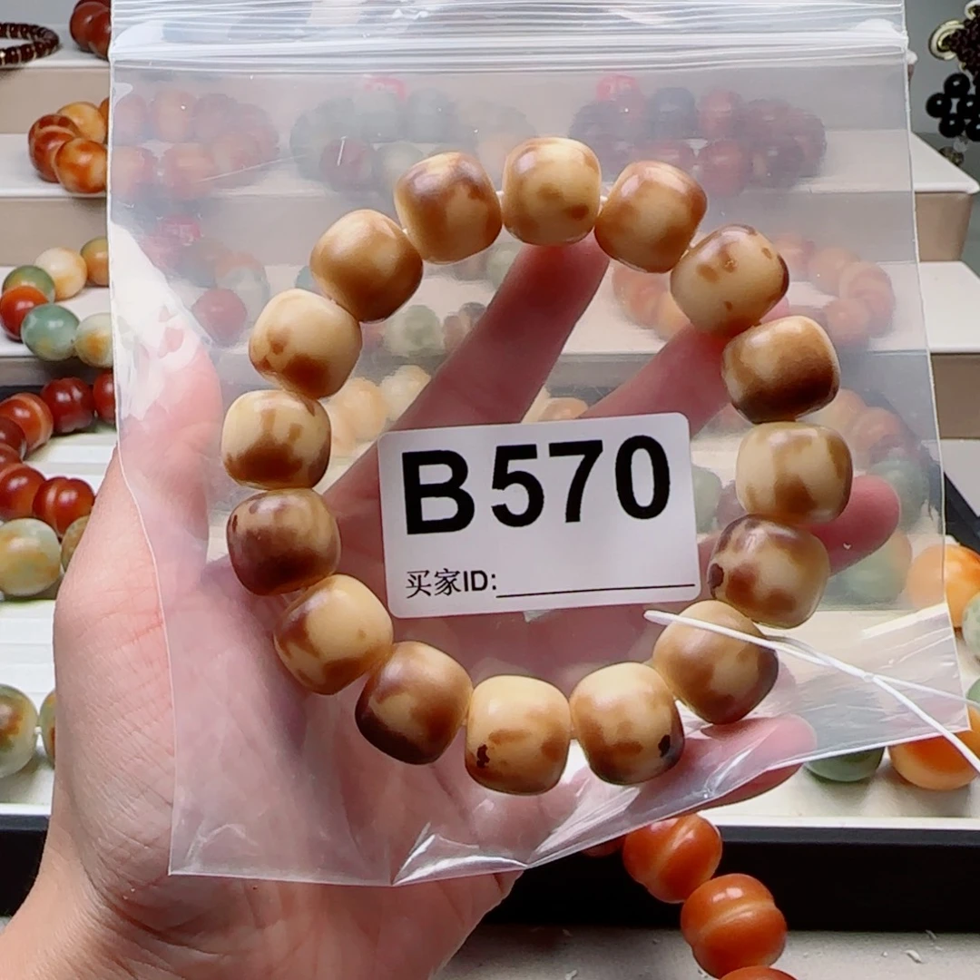 菩提根/象牙果手串17中瑕不退不换。