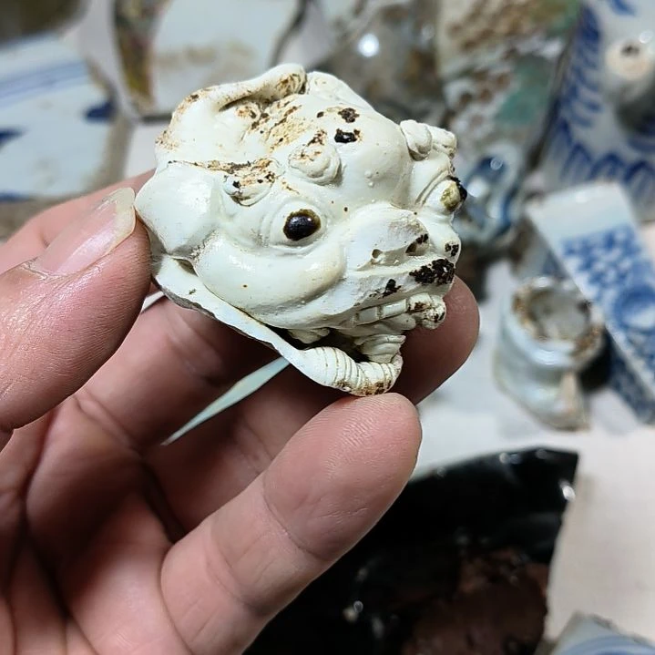 摆件五**墨瓷片瓷片瓷片瓷片