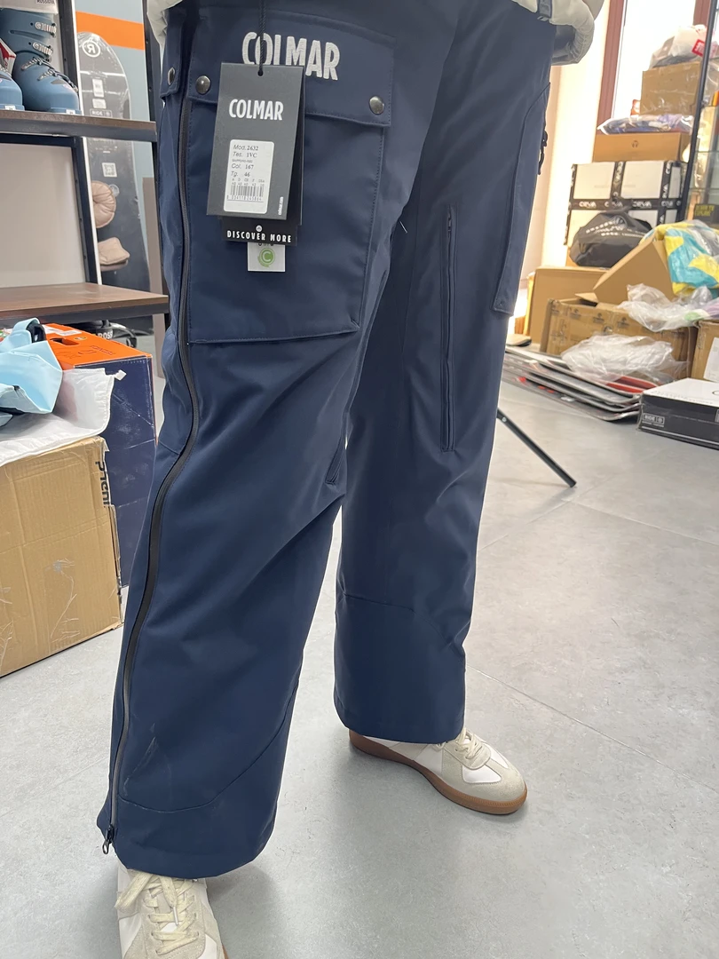 滑雪裤滑雪装备薄款速干大口袋防风撞色拉链户外