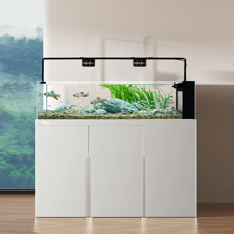 YEE鱼缸灯支架水草灯龙门架落地灯架子铝合金固定支架挂灯支架