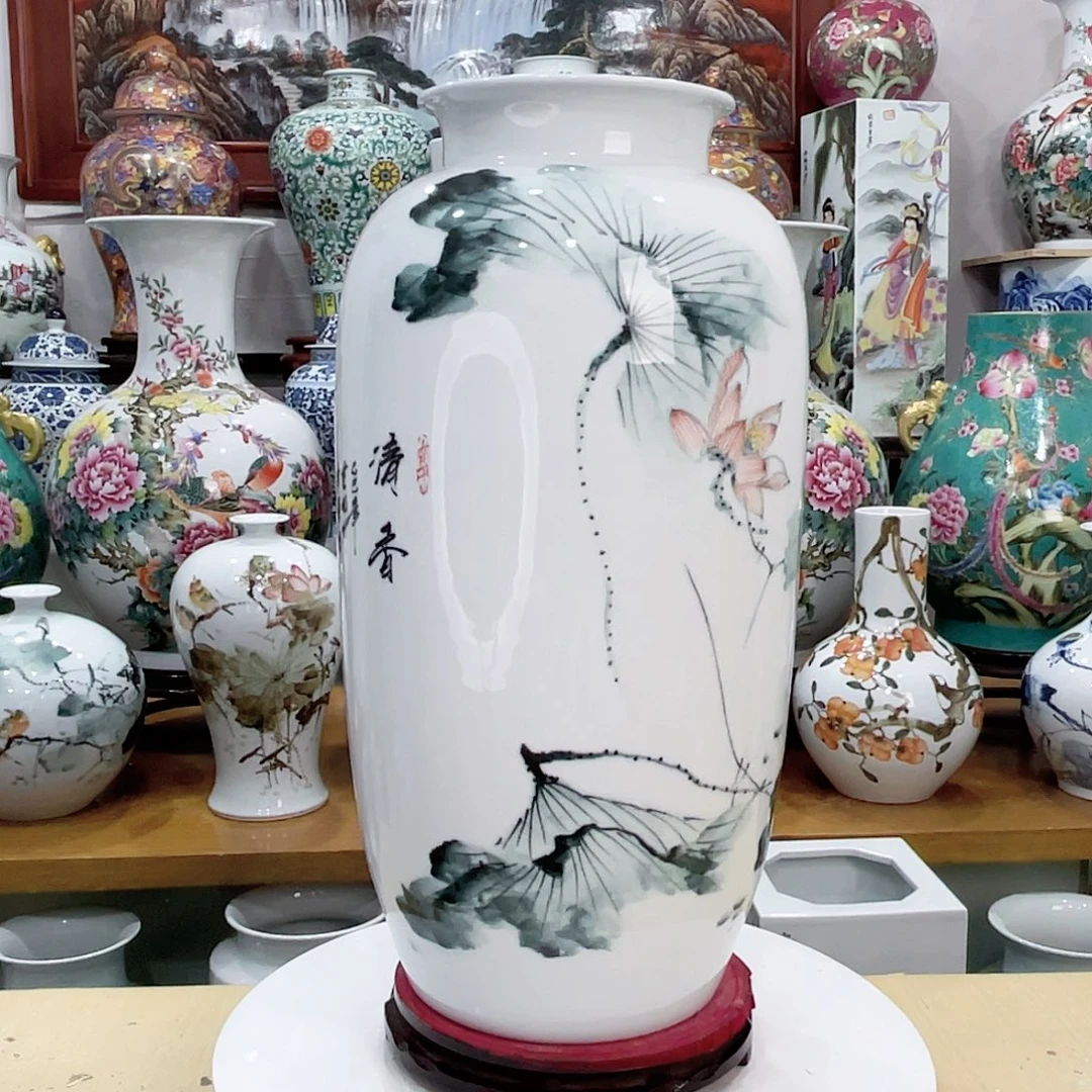 晚***秋摆件景德镇的陶瓷