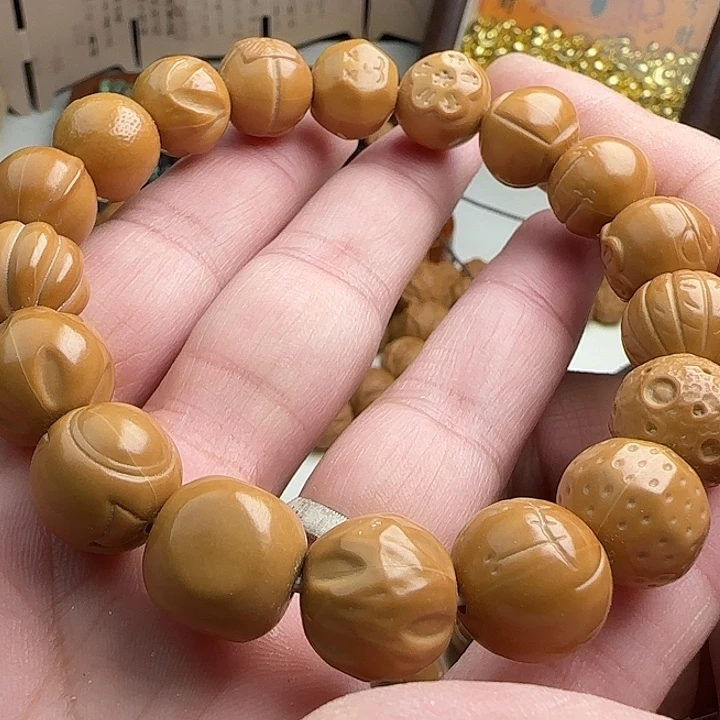 猴头核桃手串全品龙炎多宝尺寸14mm