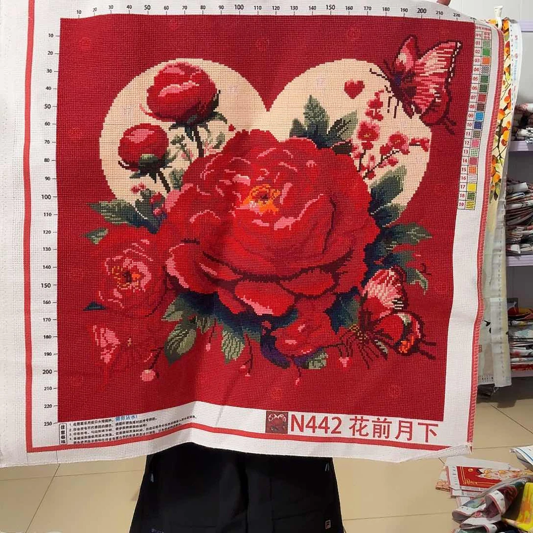 棉十字绣成品出售