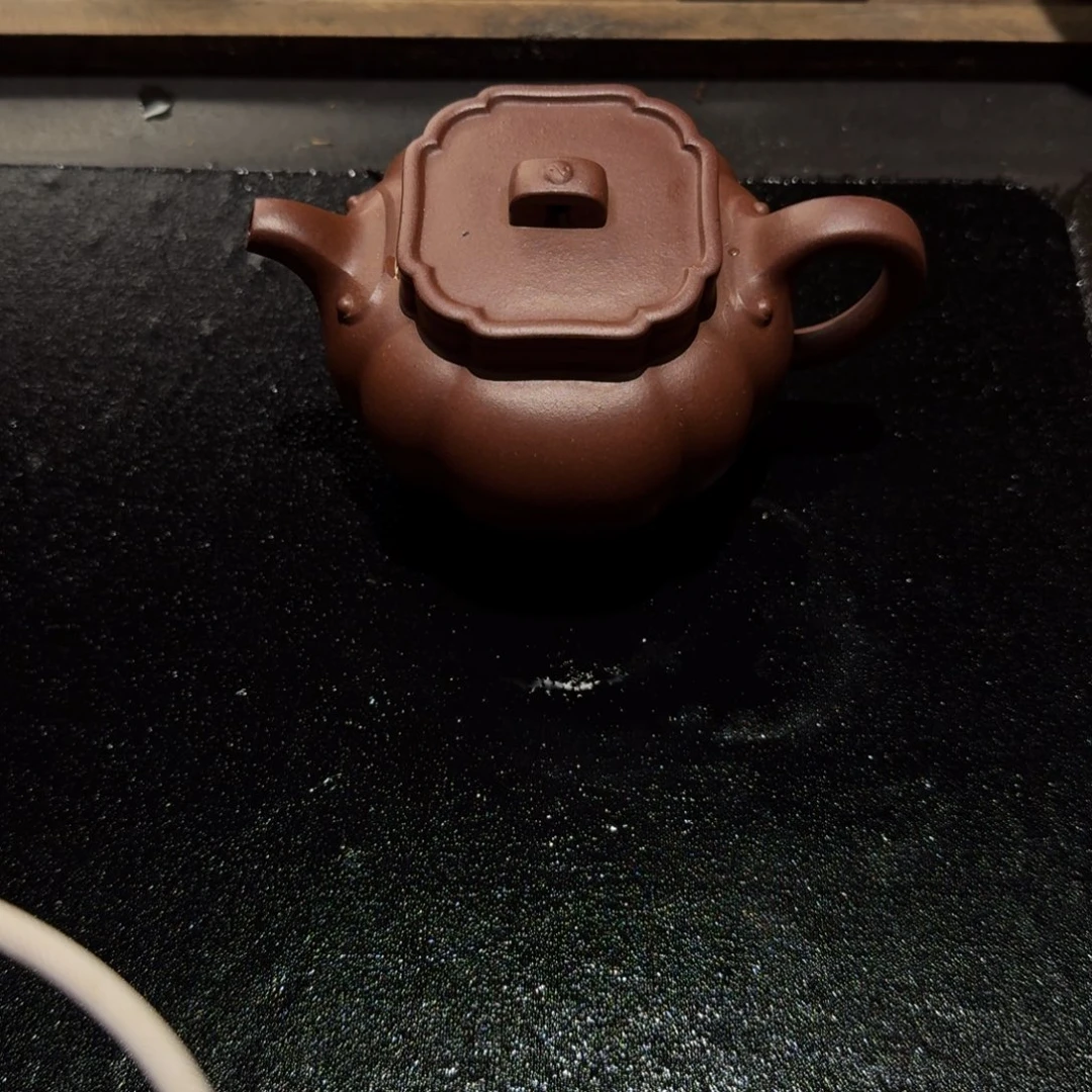 茶壶紫砂宜兴太极如意紫砂壶紫泥底槽清