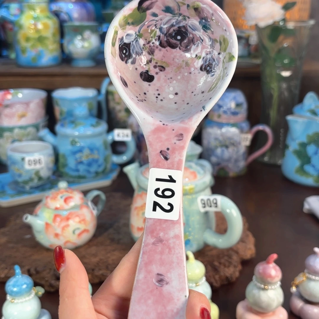 景德镇手绘高温釉下彩陶瓷茶具