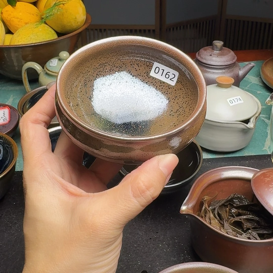 茶盏0162 柴烧手工主人杯
