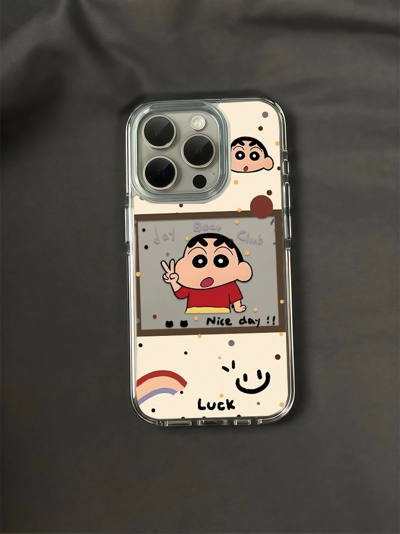 笑脸小新适用苹果17pro小米oppovivo15手机壳华为iPhone16安卓