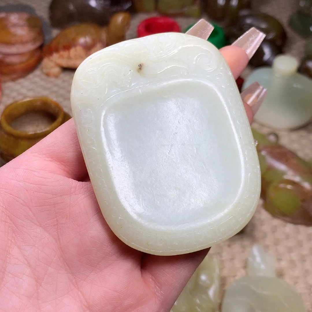 白玉菩提吊坠挂件