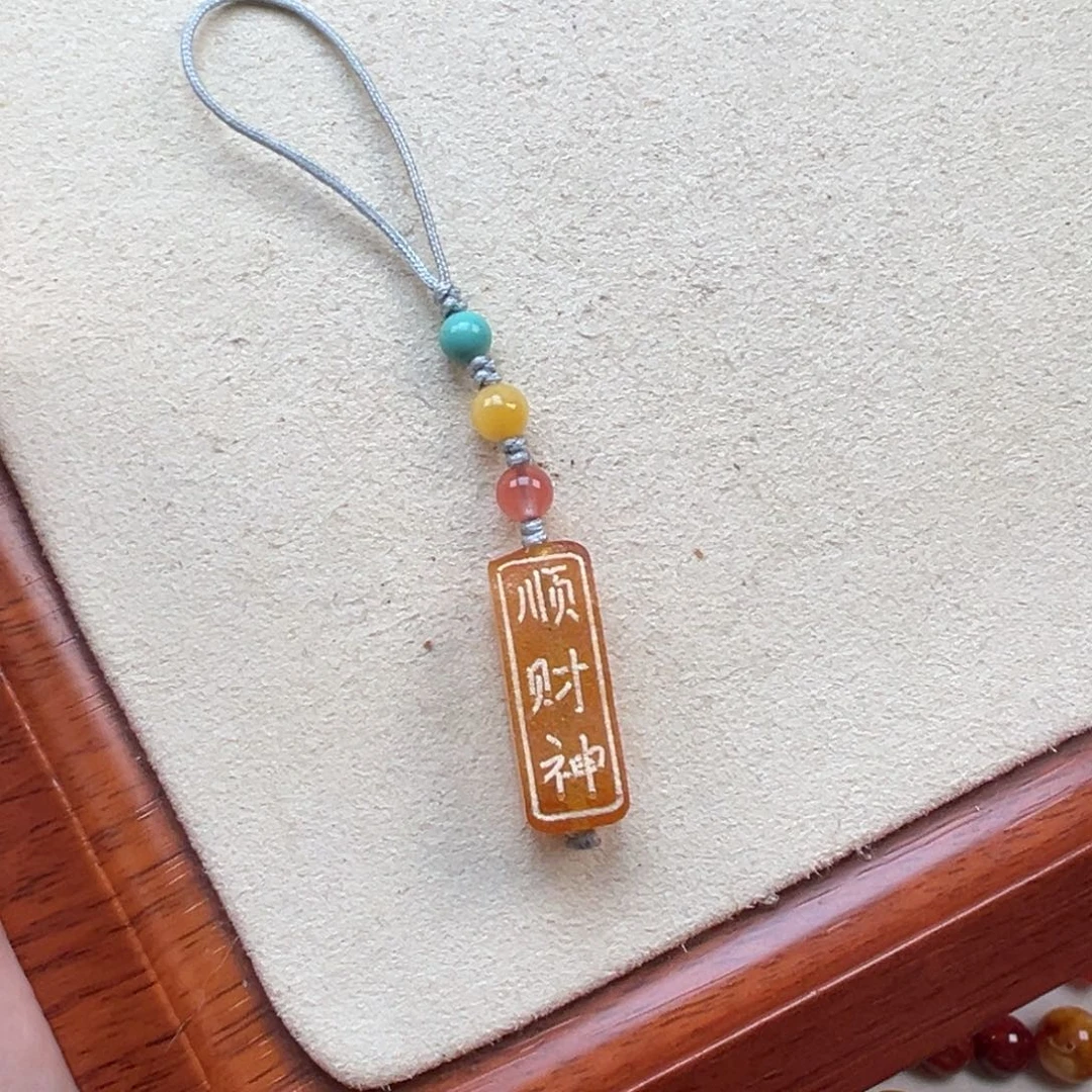 琥珀未镶嵌吊坠(不含链)