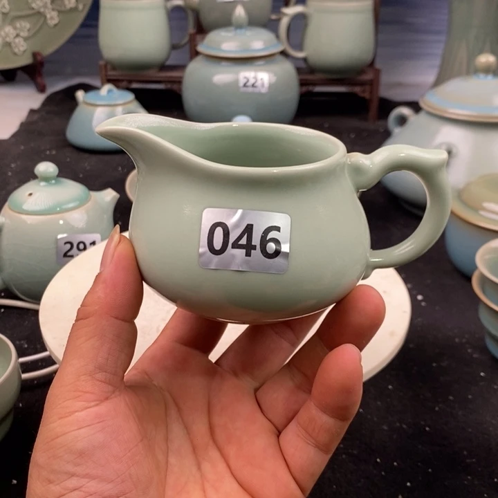 公道杯原矿釉原产地汝瓷精品
