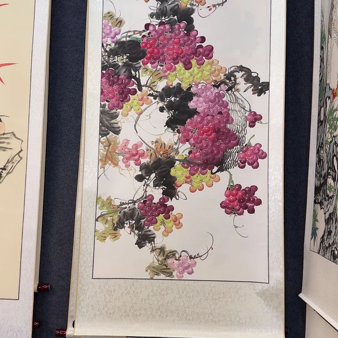 纯手绘国画作品好看四尺