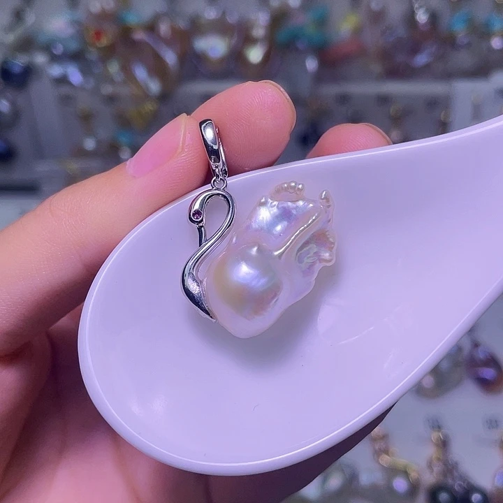 颈饰合金淡水珍珠33