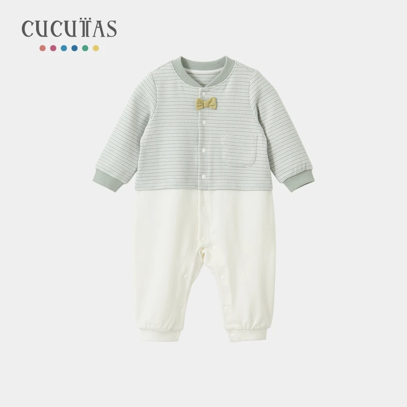 Cucutas婴童连体服春秋长袖婴儿宝宝连体衣秋季爬服CY25AUW213