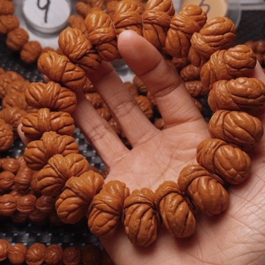 桃核手串夏**雨龙纹桃核