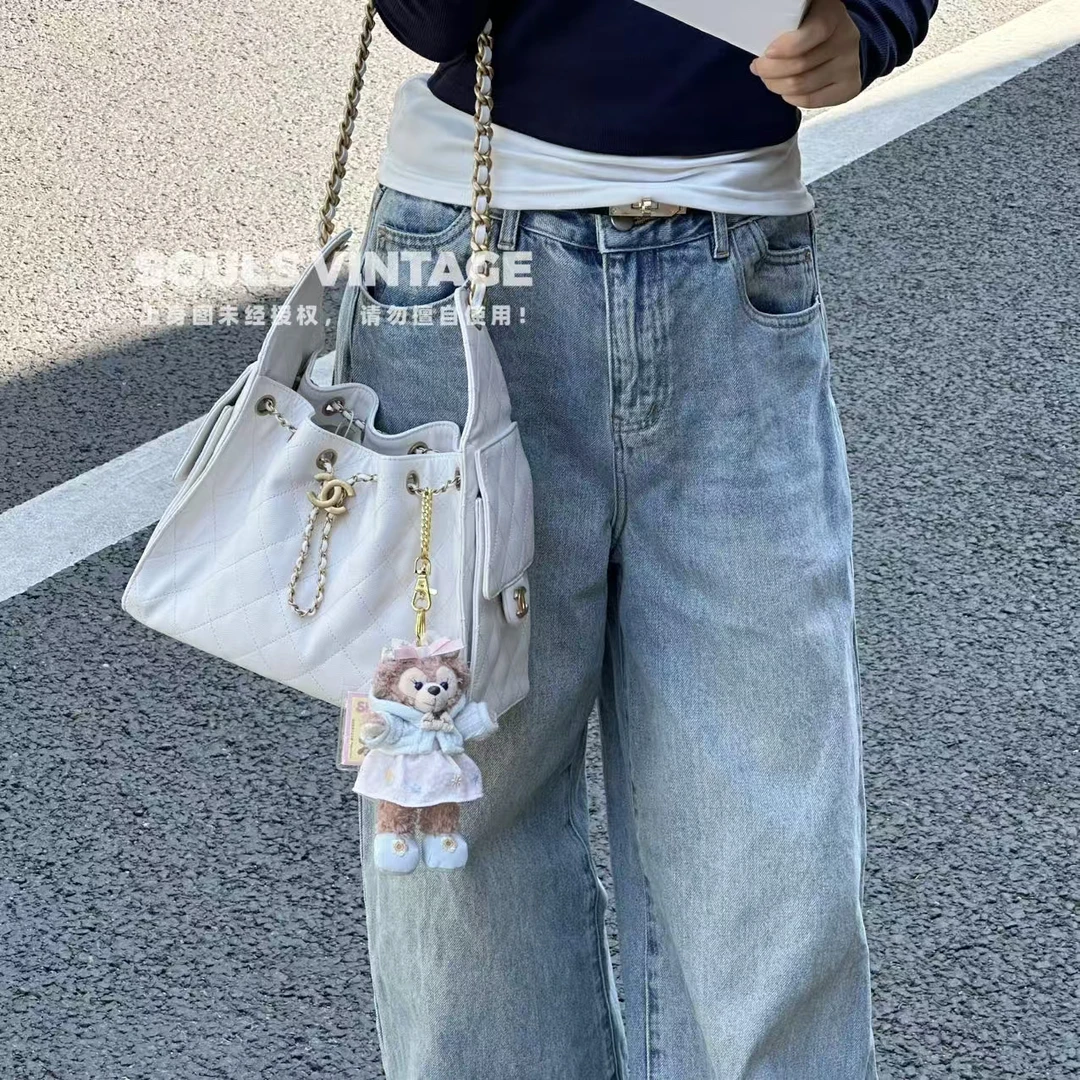 95新 Chanel/香奈儿 白金 荔枝纹牛皮25bag 小号/693156382