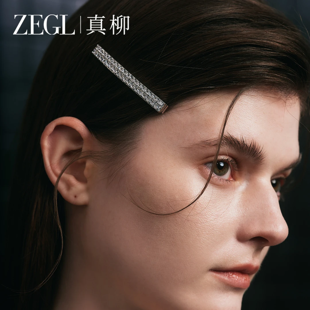 ZEGL真柳发饰女2025新款刘海发夹边夹侧边后脑勺轻奢风发卡DB