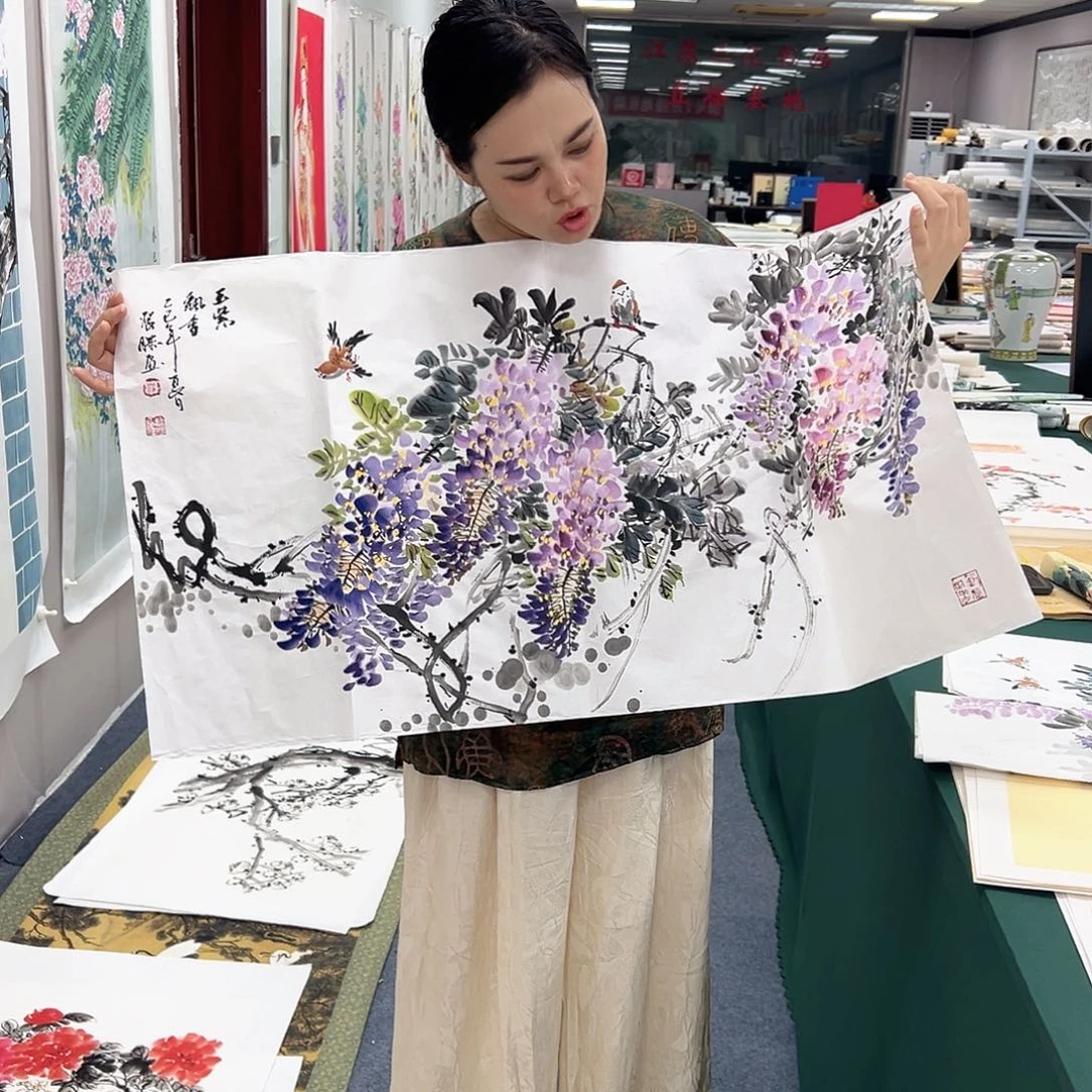 国画宣纸国画纯手绘作品