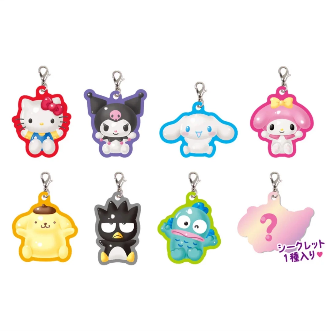 【同意代拆】三丽鸥角色泡泡系列贴纸挂件盲盒