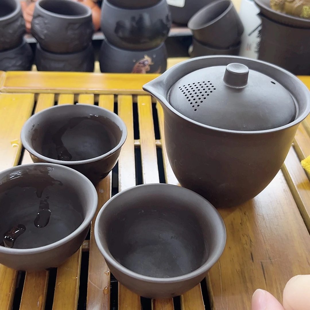 紫砂旅行装一壶三倍