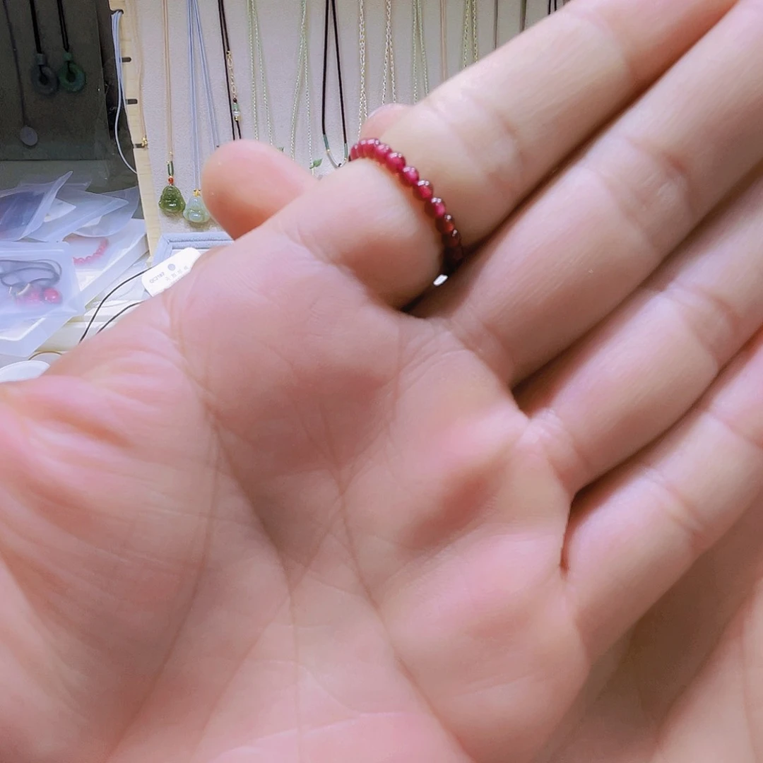 石榴石戒指未镶嵌多样性发一件