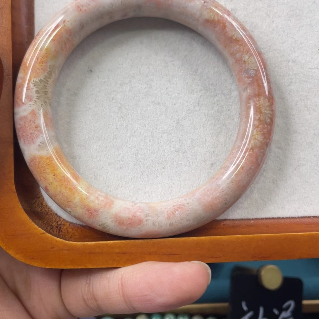 未镶嵌手镯硅化玉