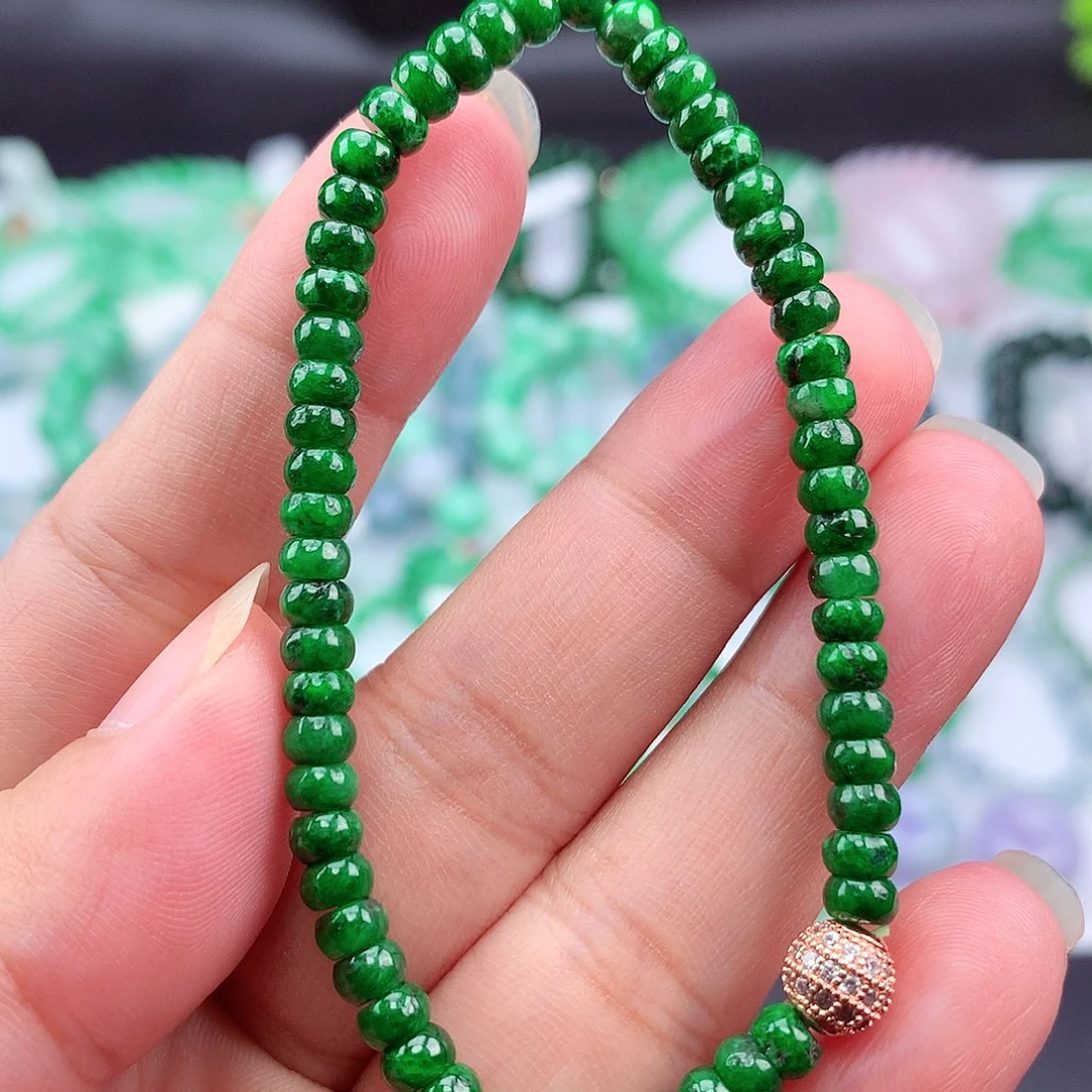 未镶嵌手链翡翠手串